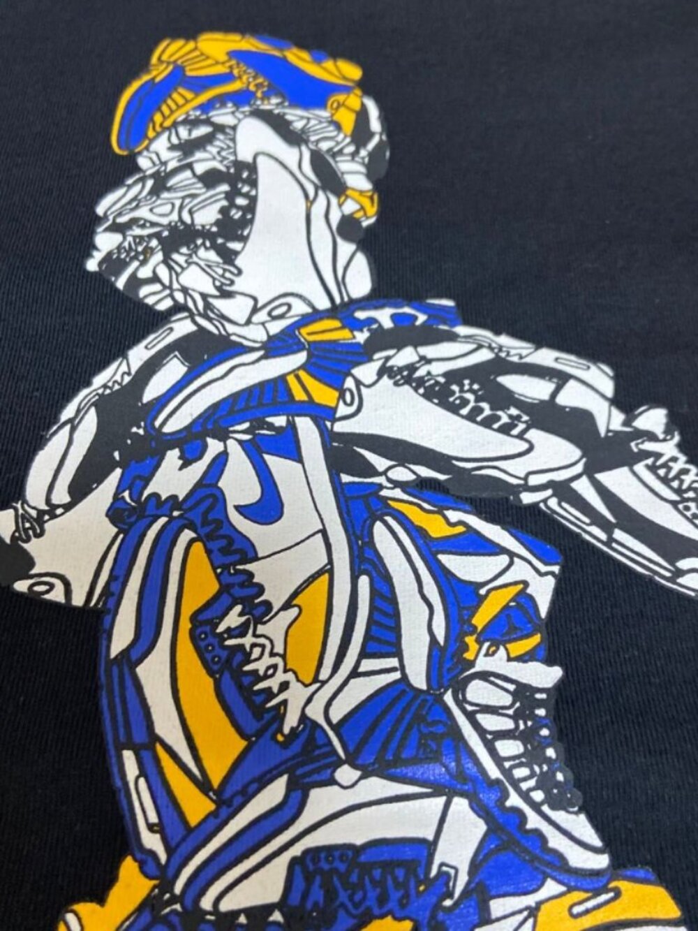 Vintage Used T-Shirt Nike Jordan Graphic T-Shirt XL Top Black